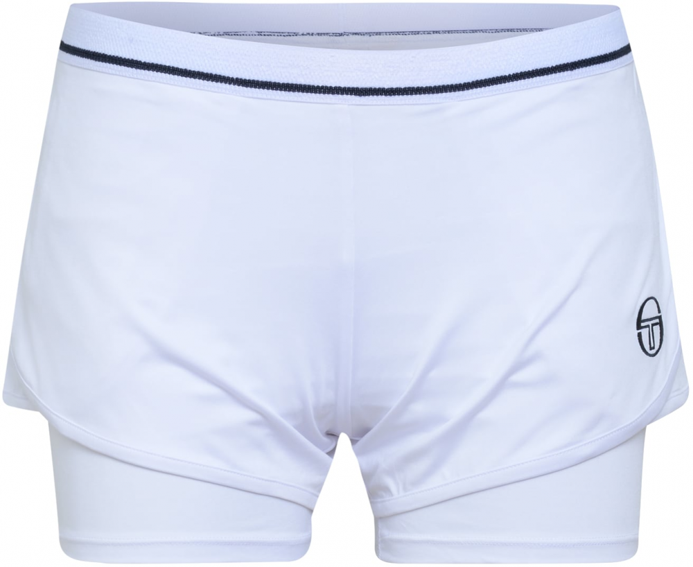 Sergio Tacchini Športové nohavice  tmavomodrá / šedobiela