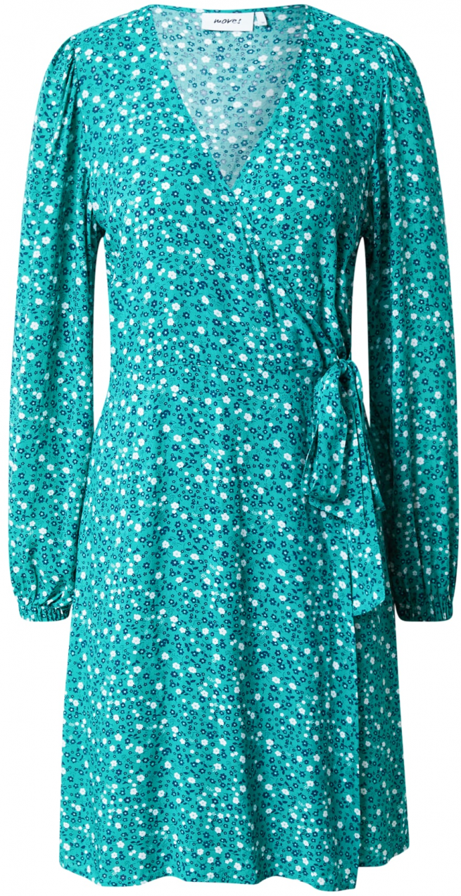 Moves Košeľové šaty 'Mollie'  námornícka modrá / nefritová / biela