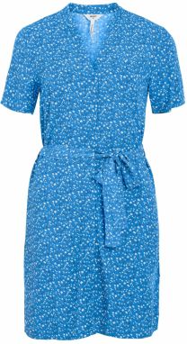 OBJECT Košeľové šaty 'EMA ELISE'  modrá / čierna / biela