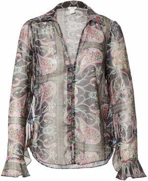 River Island Blúzka  zelená / fuksia / čierna / biela