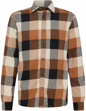 Only & Sons Košeľa 'Gudmund'  béžová / svetlohnedá / sivá / čierna