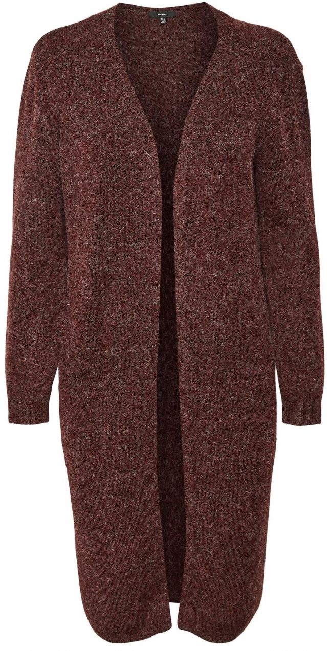 VERO MODA Kardigán 'Doffy'  bordová