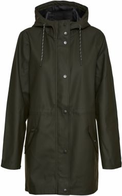VERO MODA Prechodná bunda 'Malou'  tmavozelená