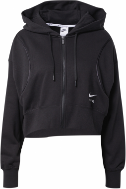 Nike Sportswear Tepláková bunda  čierna / biela