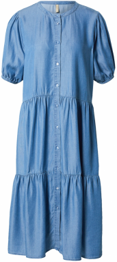 Soyaconcept Košeľové šaty  modrá denim