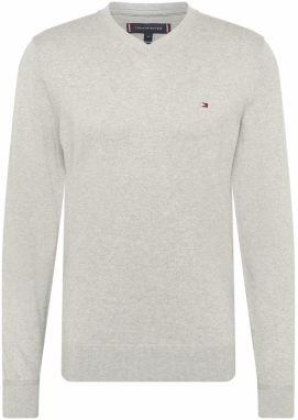 TOMMY HILFIGER Sveter  svetlosivá