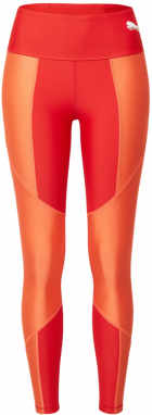 PUMA Športové nohavice  oranžová / červená / biela