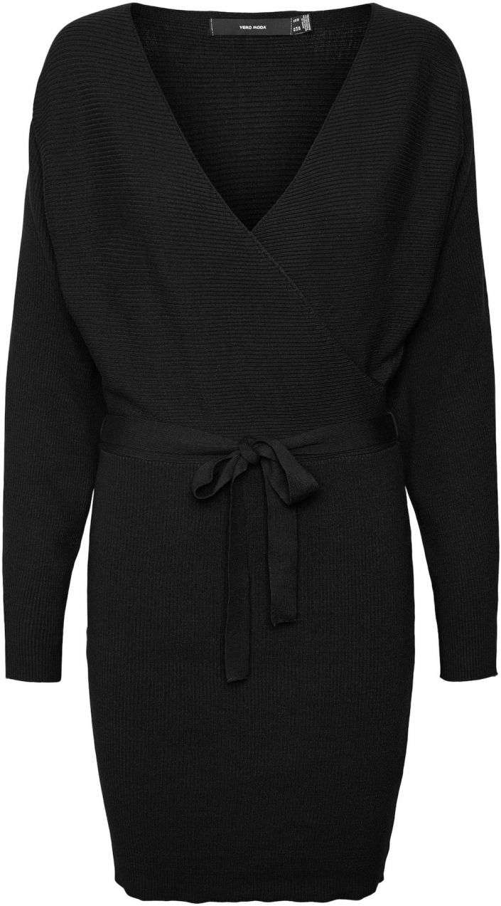 VERO MODA Pletené šaty  čierna