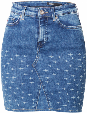 Big Star Sukňa 'AIDA'  modrá denim / prírodná biela