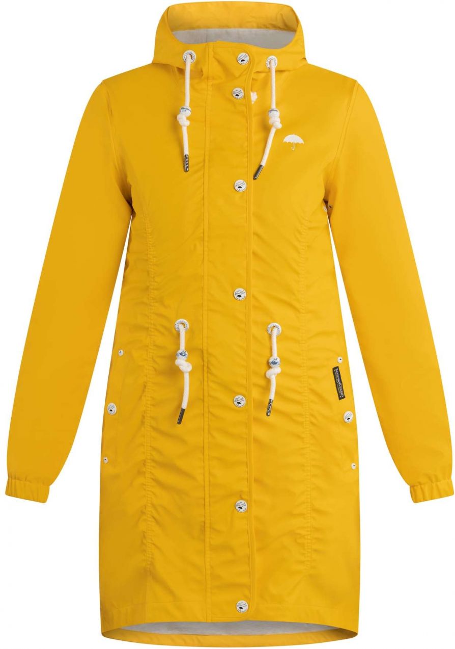 Schmuddelwedda Funkčný kabát  tmavožltá