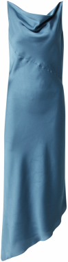 SWING Kokteilové šaty  modrosivá