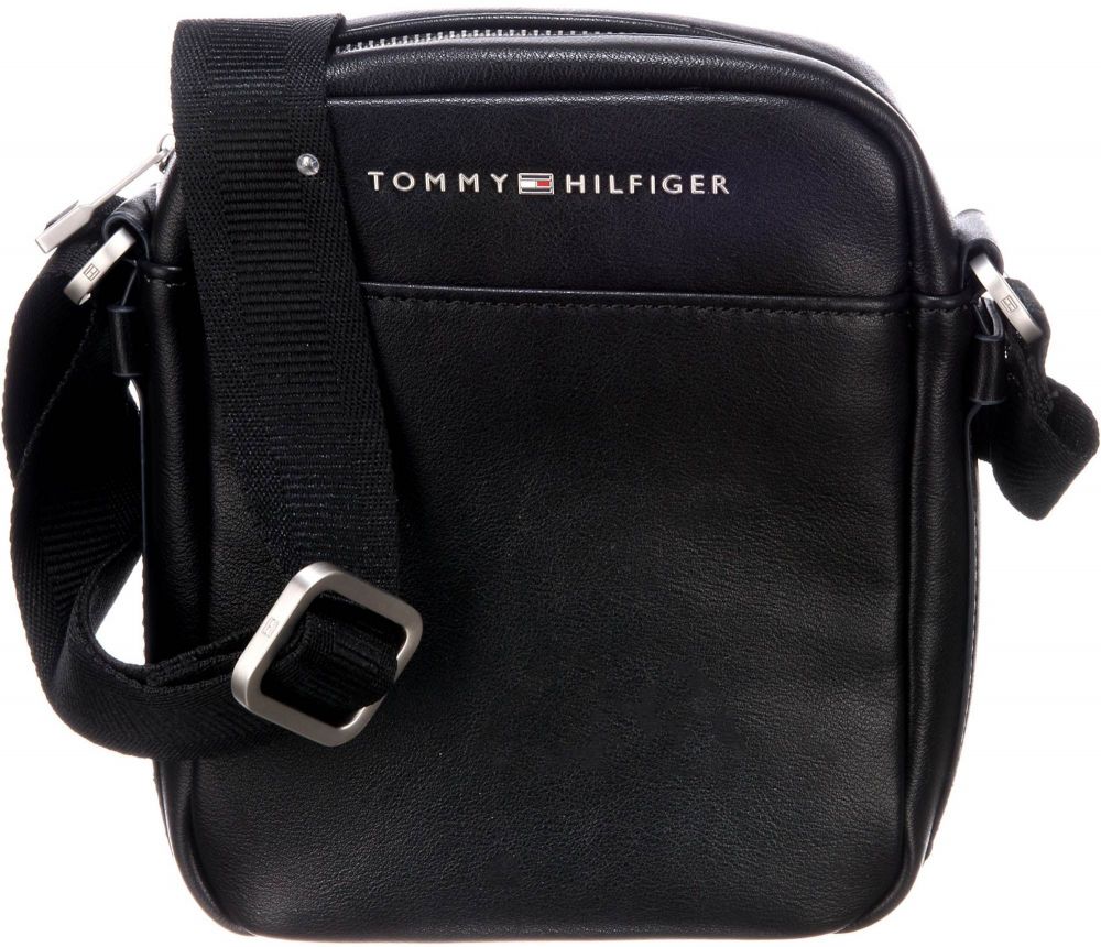 TOMMY HILFIGER Taška cez rameno  čierna / biela