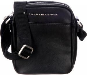 TOMMY HILFIGER Taška cez rameno  čierna / biela