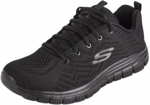 SKECHERS Nízke tenisky 'Graceful Get Connected'  sivá / čierna