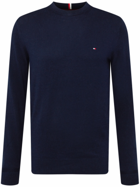 TOMMY HILFIGER Sveter  námornícka modrá