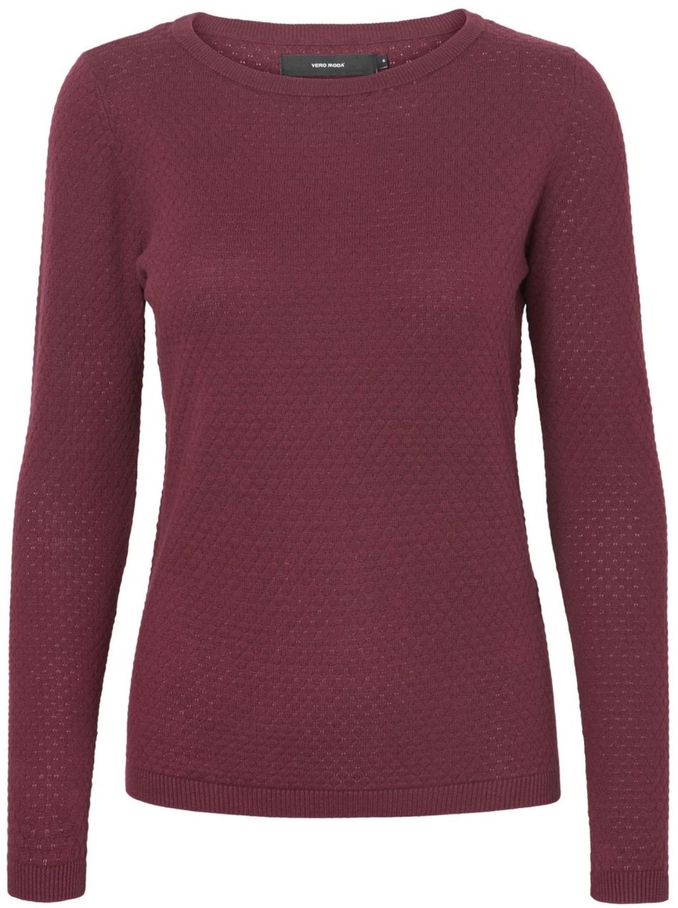 VERO MODA Sveter 'Care'  červeno-fialová