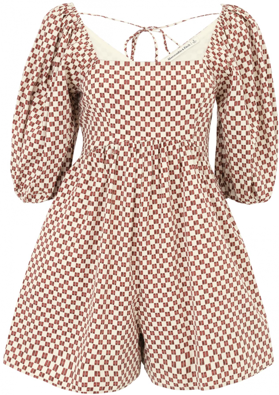 Abercrombie & Fitch Overal  okrová / biela