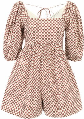 Abercrombie & Fitch Overal  okrová / biela