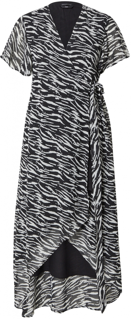 Colourful Rebel Šaty 'Felin'  svetlosivá / čierna