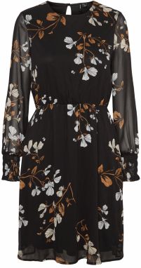 VERO MODA Šaty 'Smilla'  béžová / koňaková / čierna / biela
