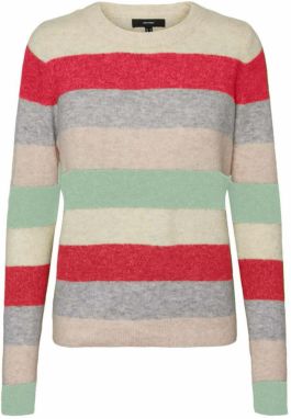 Vero Moda Tall Sveter 'Plaza'  béžová / nebielená / sivá melírovaná / mätová / červená melírovaná