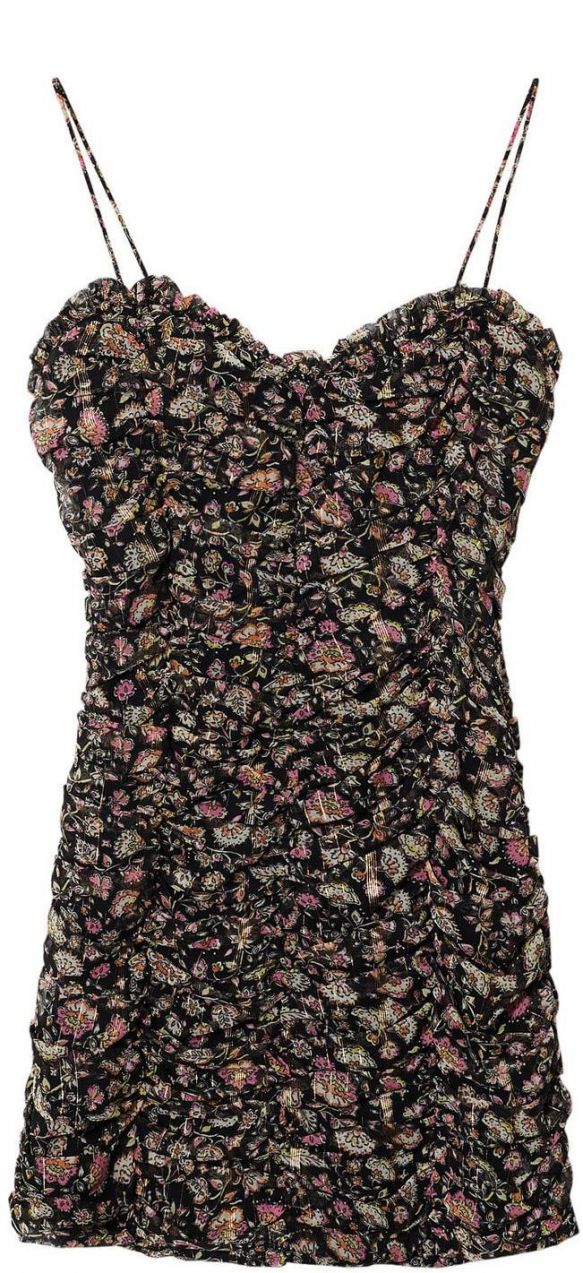 MANGO Letné šaty 'Lamare'  zmiešané farby / čierna