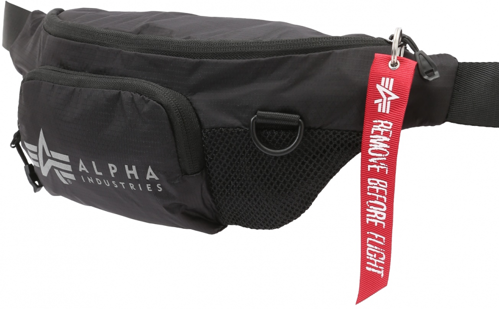 ALPHA INDUSTRIES Ľadvinka  sivá / čierna