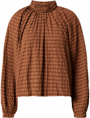 VERO MODA Blúzka 'ENGA'  karamelová / svetlohnedá