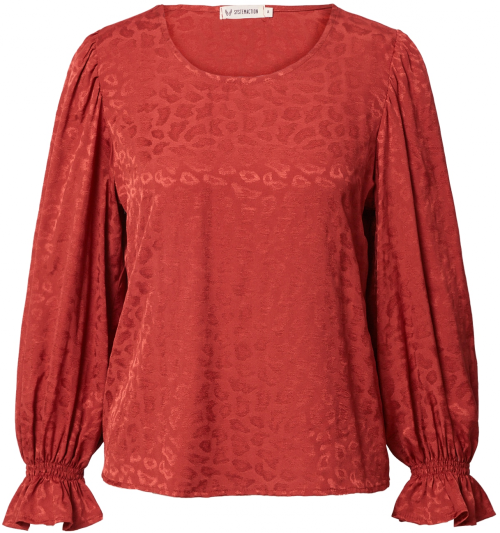 System Action Blúzka 'Omar'  homárová / tmavooranžová