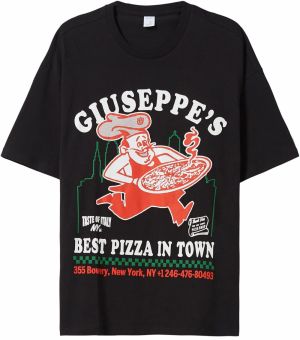 Bershka Tričko  trávovo zelená / grenadínová / čierna / biela
