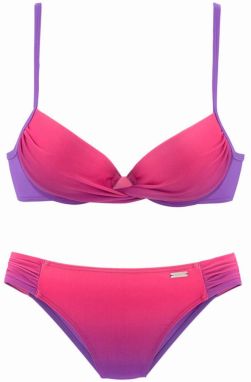LASCANA Bikiny  neónovo fialová / neónovo ružová
