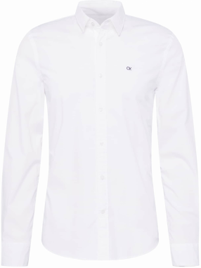 Calvin Klein Košeľa  čierna / biela