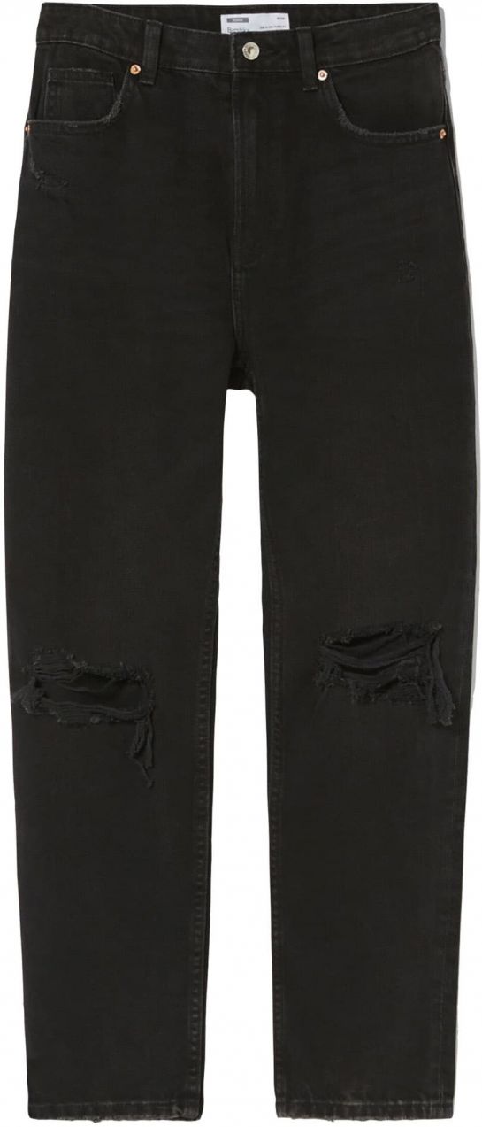 Bershka Džínsy  čierna