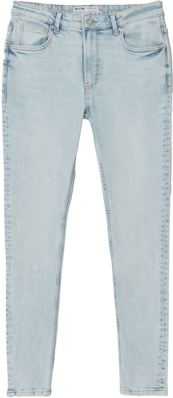 Bershka Džínsy  svetlomodrá