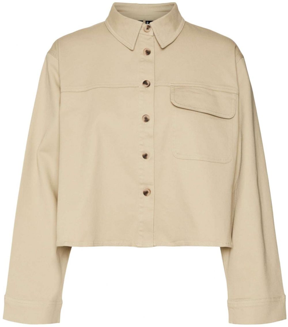 VERO MODA Prechodná bunda 'Tina Maria'  tmavobéžová