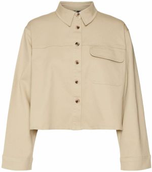 VERO MODA Prechodná bunda 'Tina Maria'  tmavobéžová