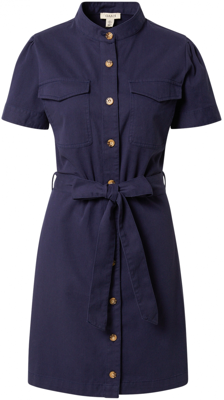 Oasis Košeľové šaty  námornícka modrá