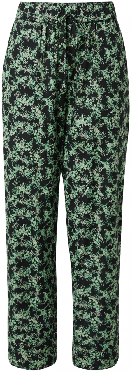 Sofie Schnoor Nohavice  svetlozelená / púdrová / čierna