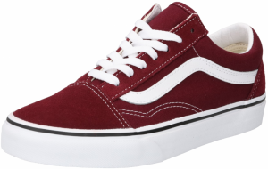 VANS Nízke tenisky 'Old Skool'  tmavočervená / biela