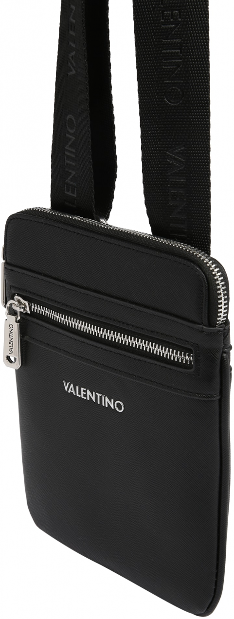 VALENTINO Taška cez rameno 'MARNIER'  čierna / strieborná