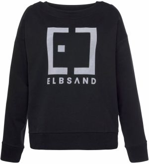 Elbsand Mikina  striebornosivá / čierna