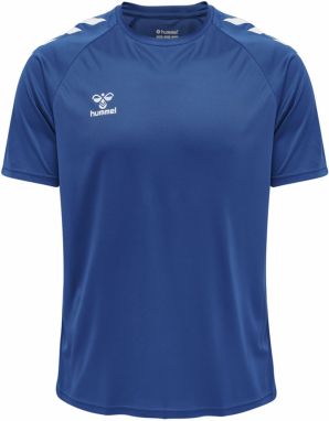 Hummel Funkčné tričko  modrá / biela