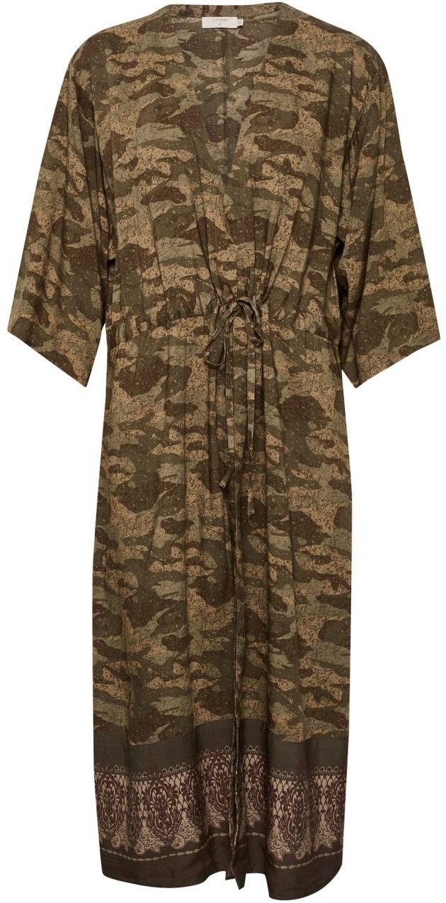 Cream Kimono 'Harnis'  kaki / olivová