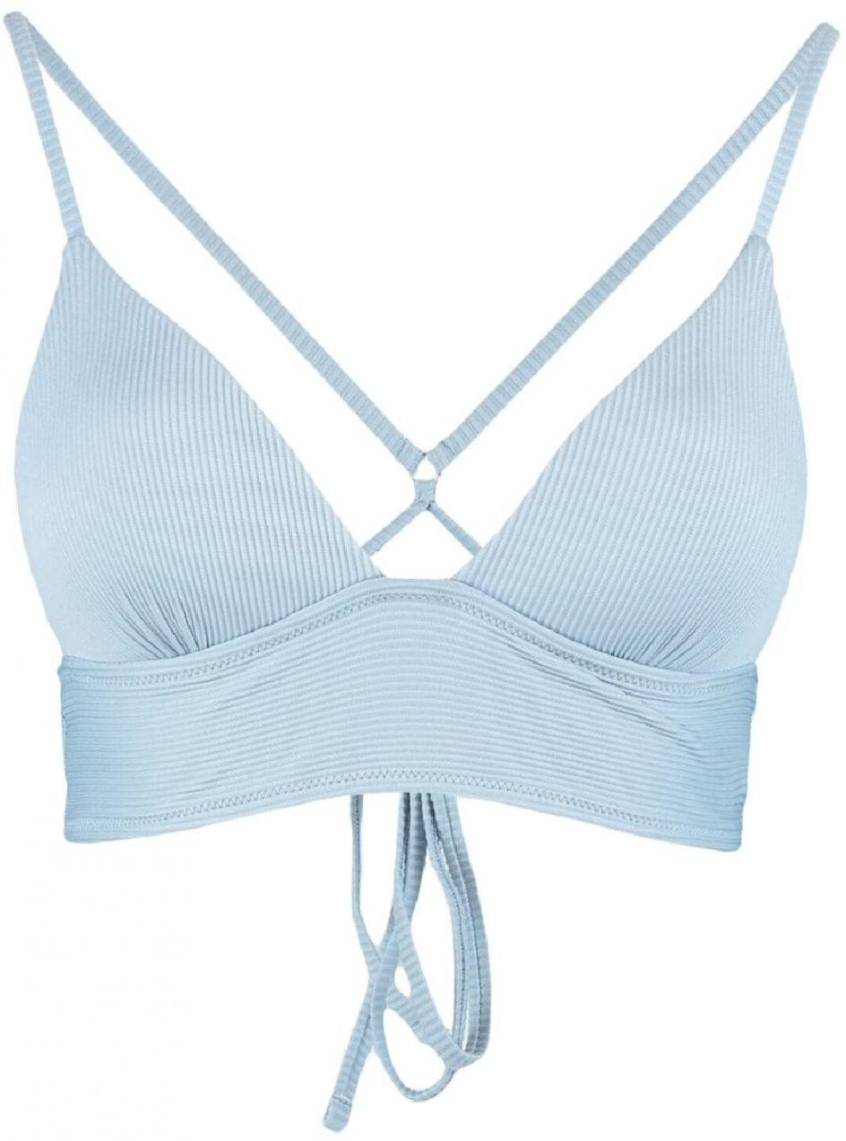Trendyol Bikinový top  dymovo modrá / nebesky modrá