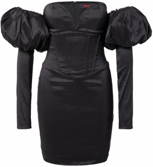 Misspap Kokteilové šaty 'Tamara'  čierna