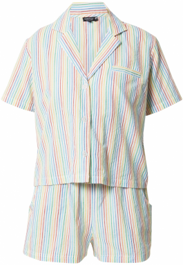 Nasty Gal Kraťasy  zelená / oranžová / červená / biela
