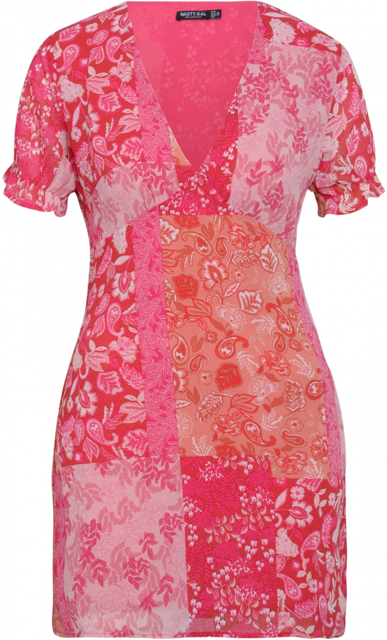 Nasty Gal Petite Šaty  broskyňová / ružová / ružová