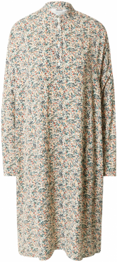 Wemoto Košeľové šaty 'Irene'  žltá / petrolejová / červená / biela