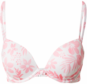 Hunkemöller Bikinový top  svetloružová / biela