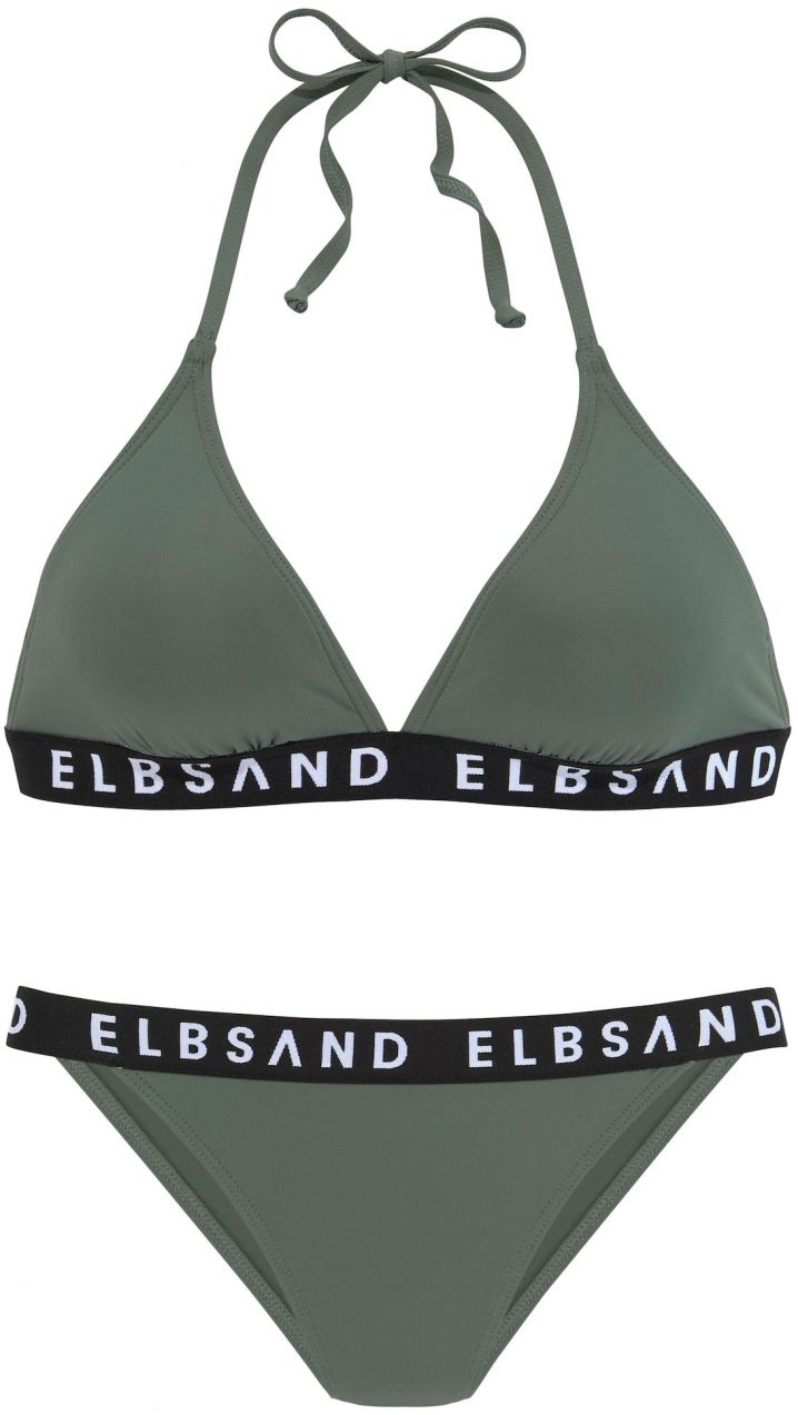 Elbsand Bikiny  kaki / čierna / biela